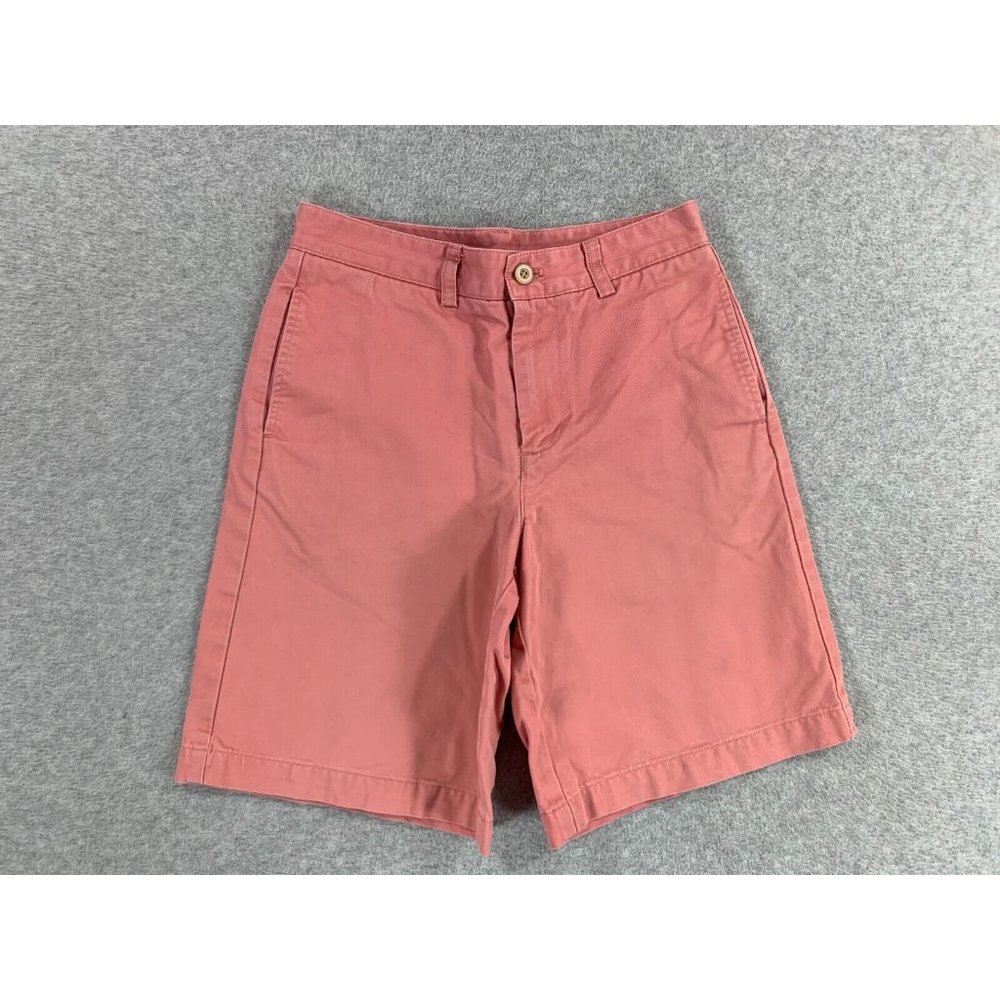 Vineyard Vines Classic Whale Cotton Chino‎ Shorts (Boy's Size 14) Jetty Red
